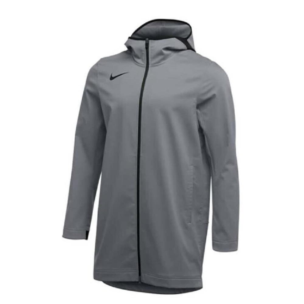 Nike Shield Repel Men's Gray Running Training Jacket Parka Size M